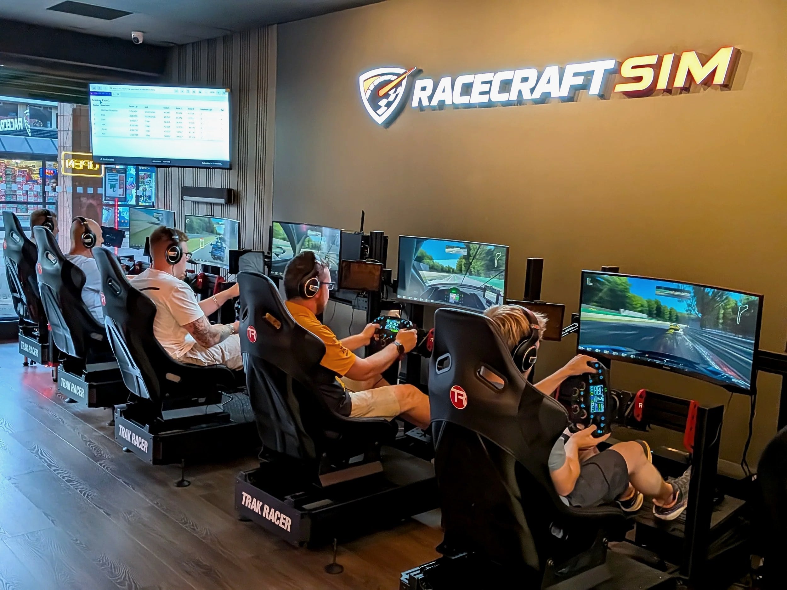 A full grid on race night