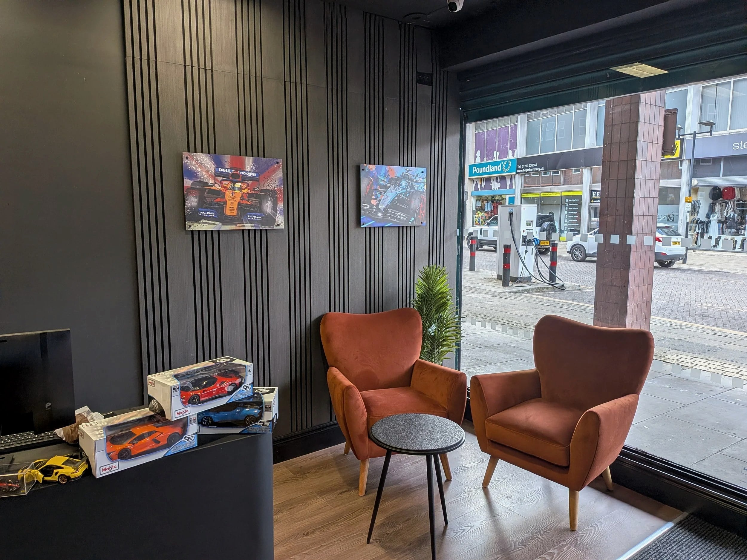 The driver lounge